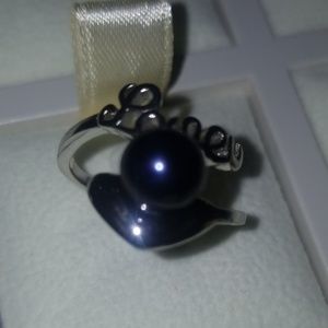 Love u pearl ring